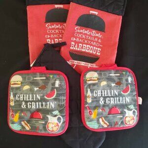 Grilling Hanging Towel set